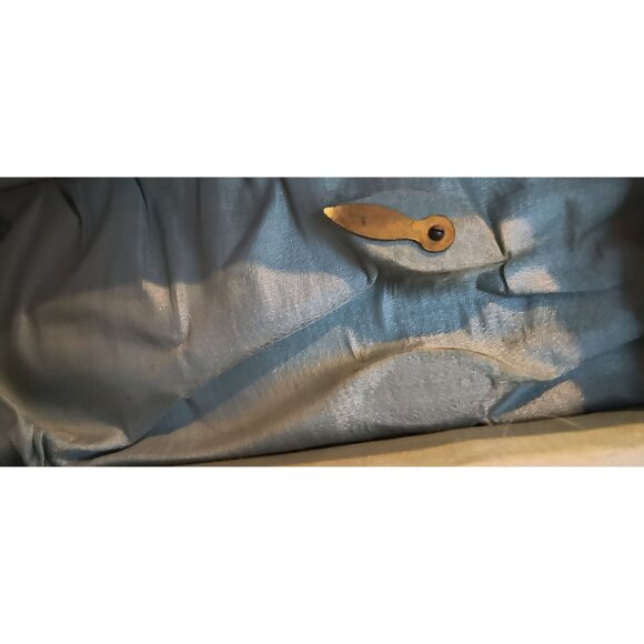 Antique Victorian Art Nouveau Pressed Celluloid & Velvet Brush/Comb Storage Box - Picture 6 of 8